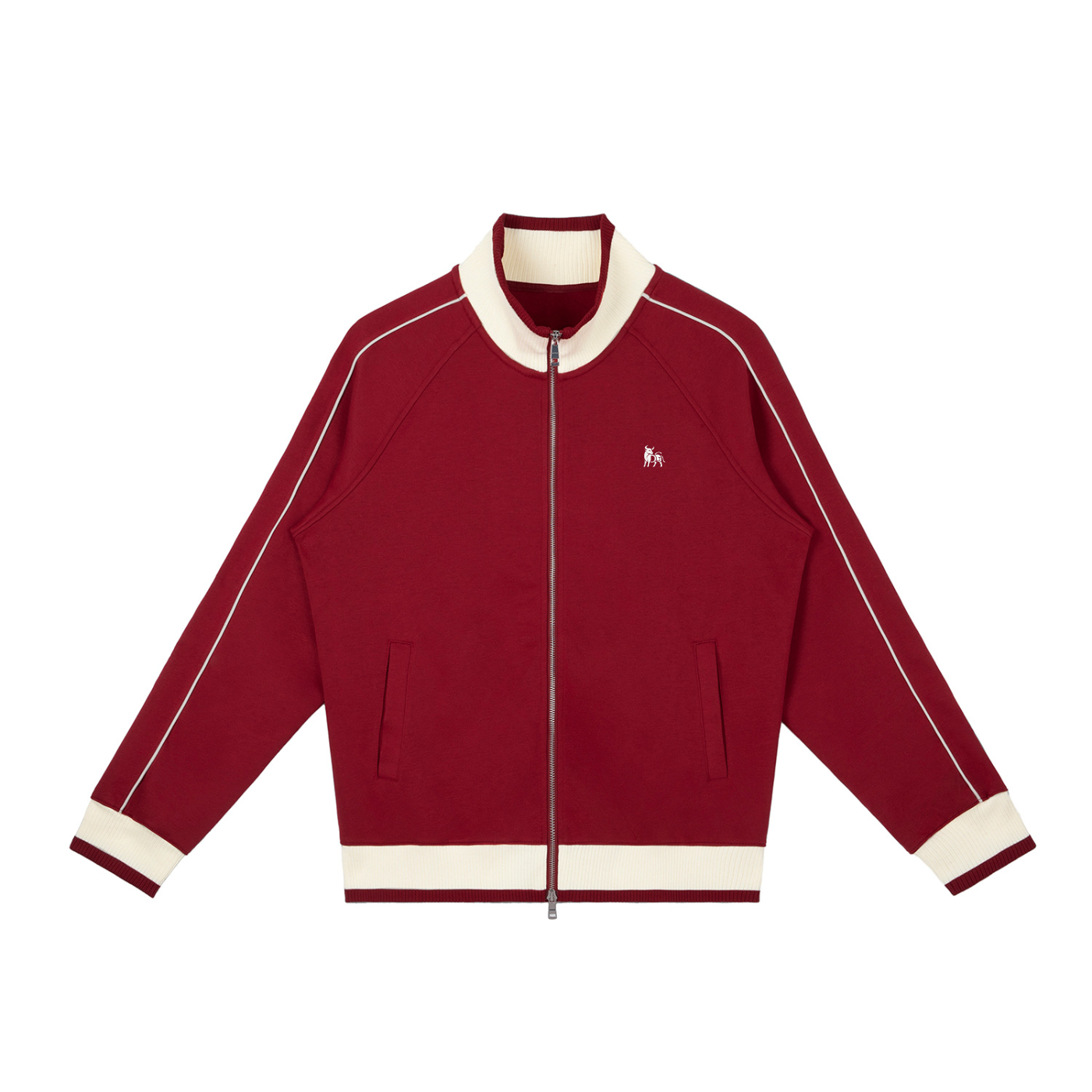 Vintage Track Jacket Black & Red