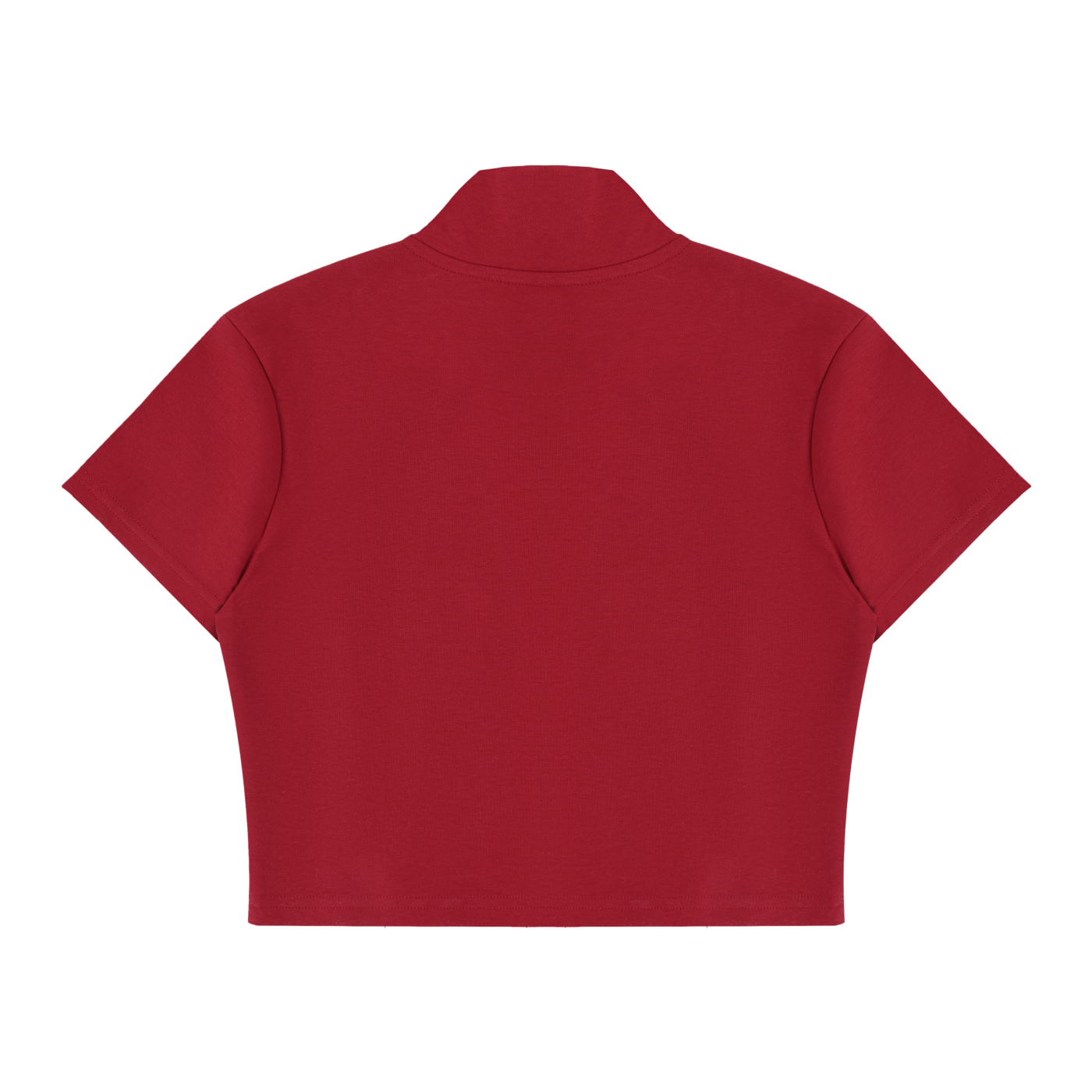 Cropped Zip-Up Tee