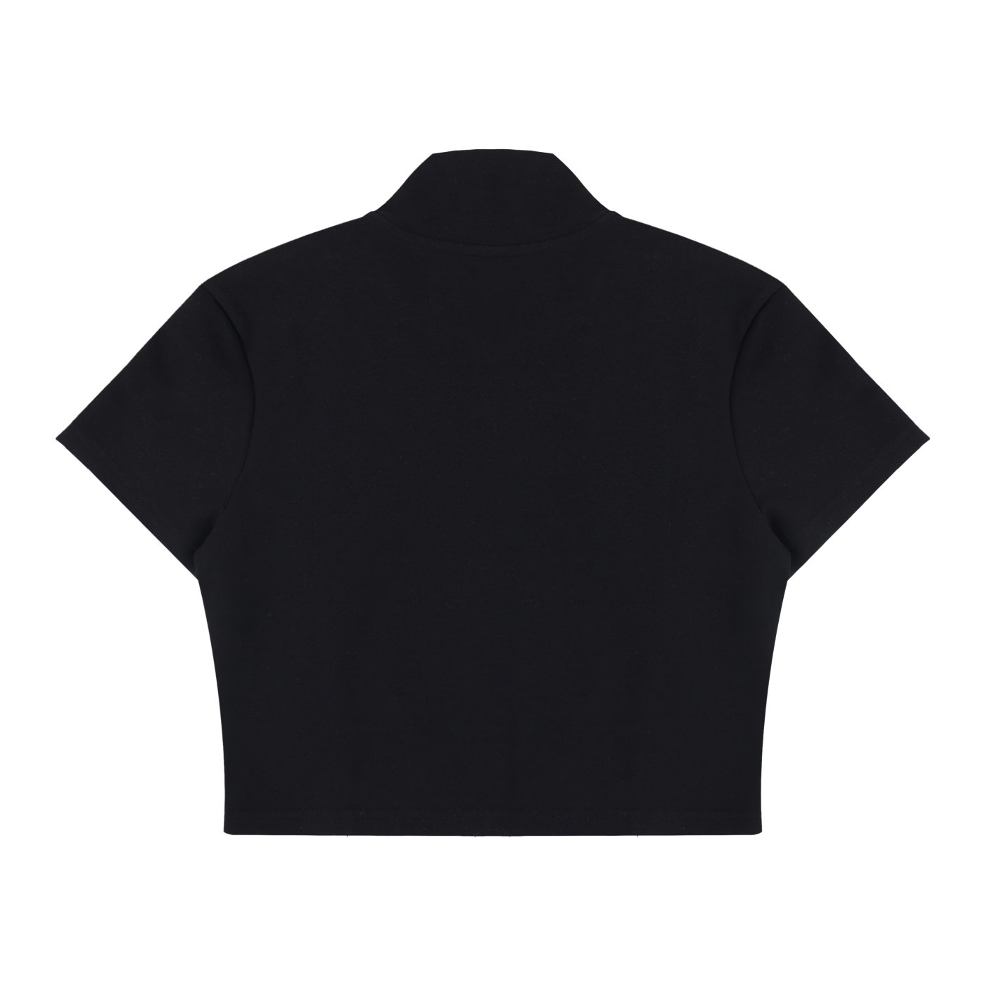 Cropped Zip-Up Tee