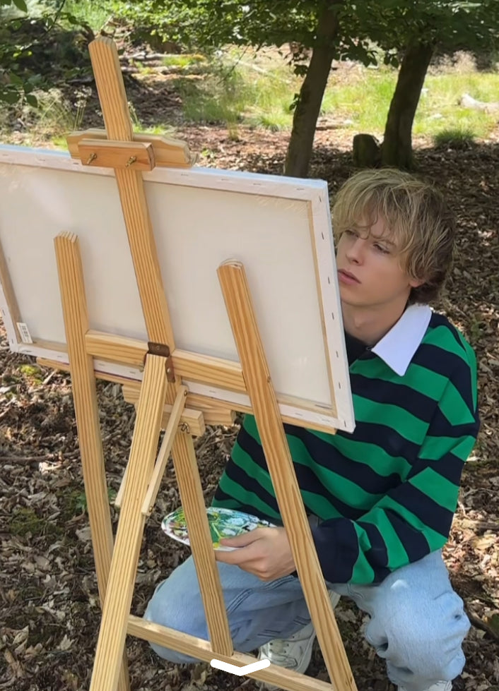 Stripe Piqué Polo