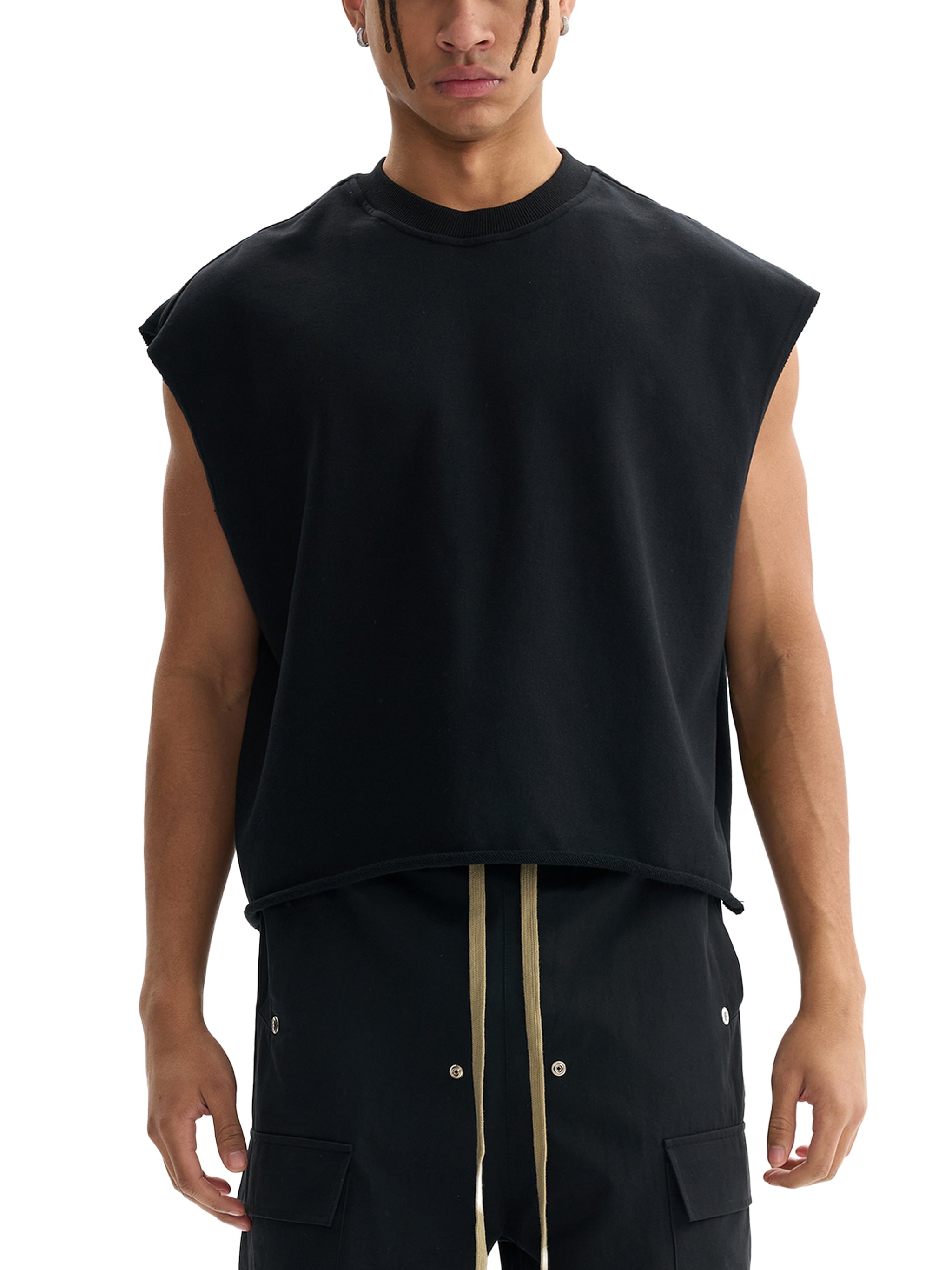 Relaxed Cotton Tank Top