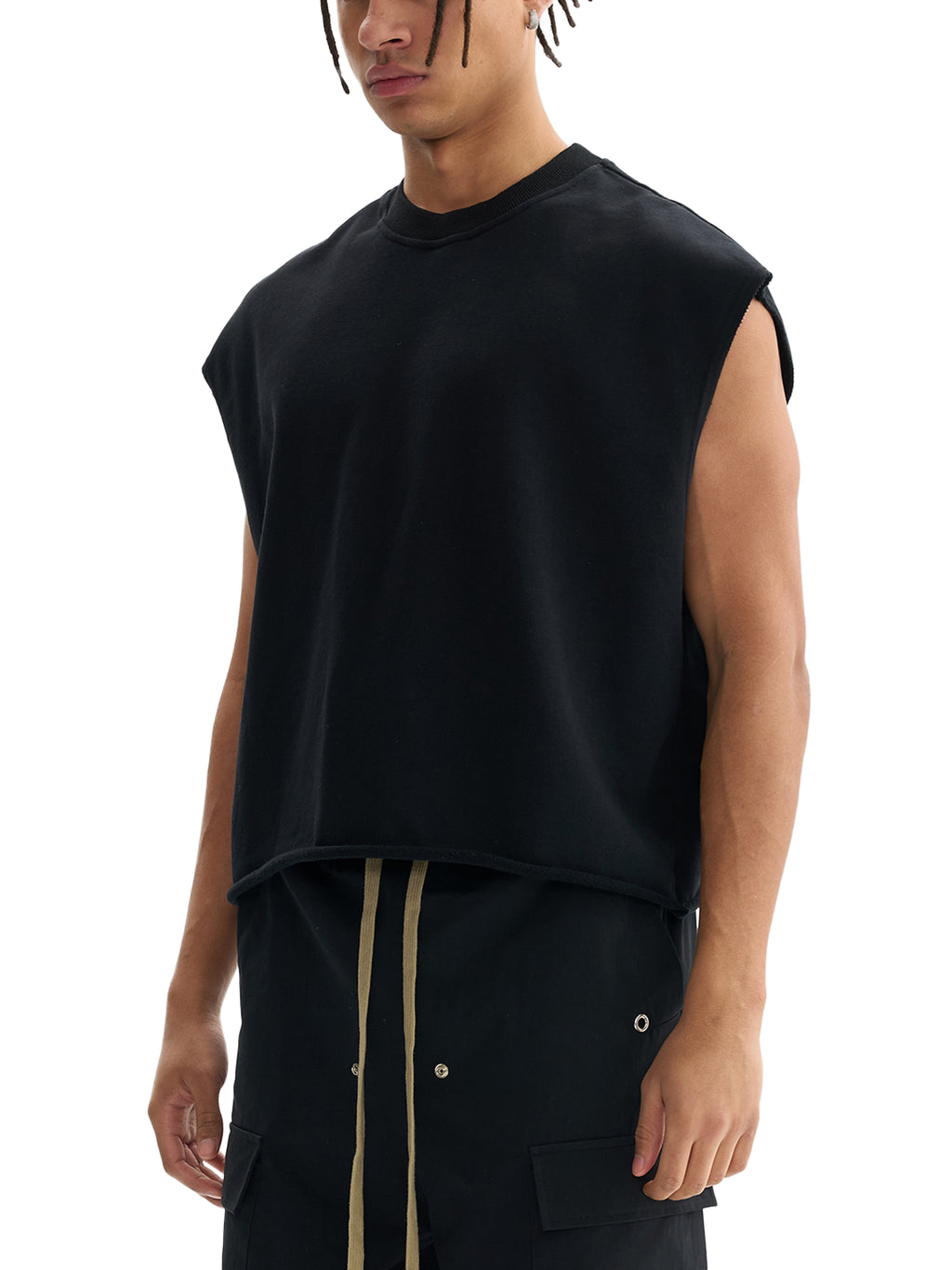 Relaxed Cotton Tank Top