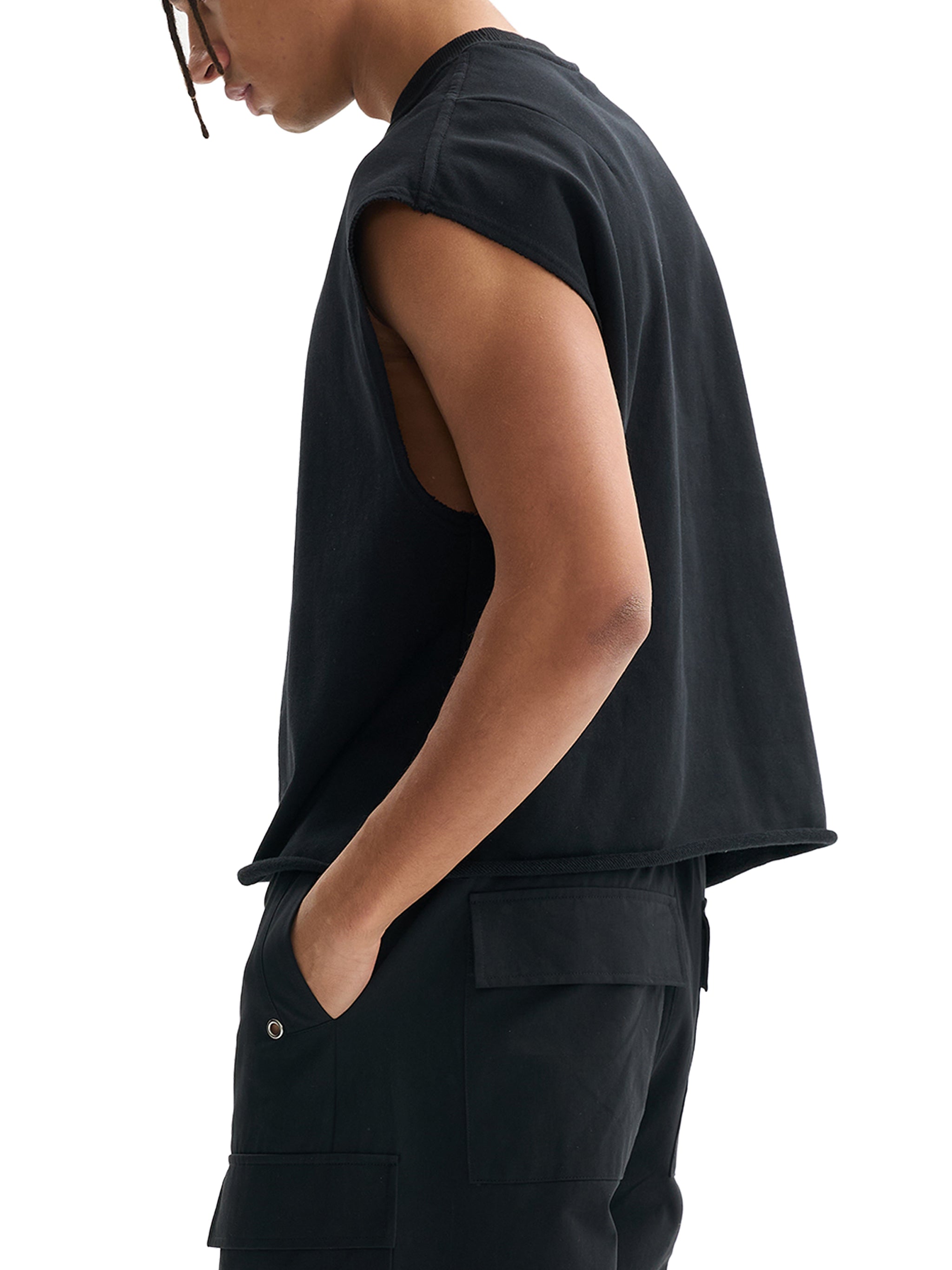 Relaxed Cotton Tank Top