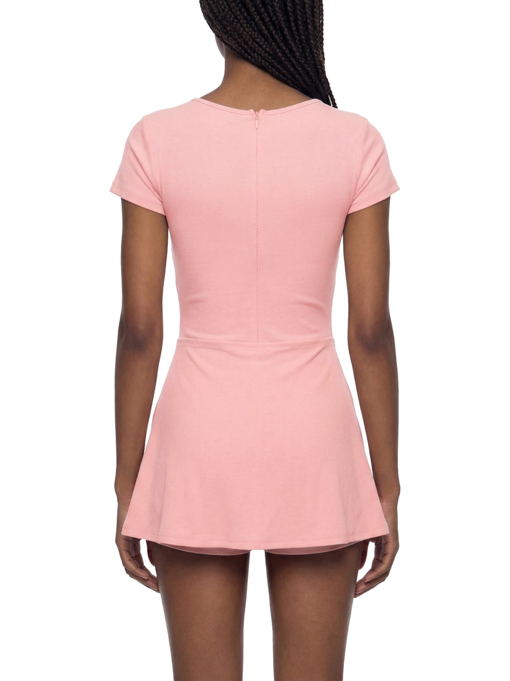 Cape Tie-Waist Romper