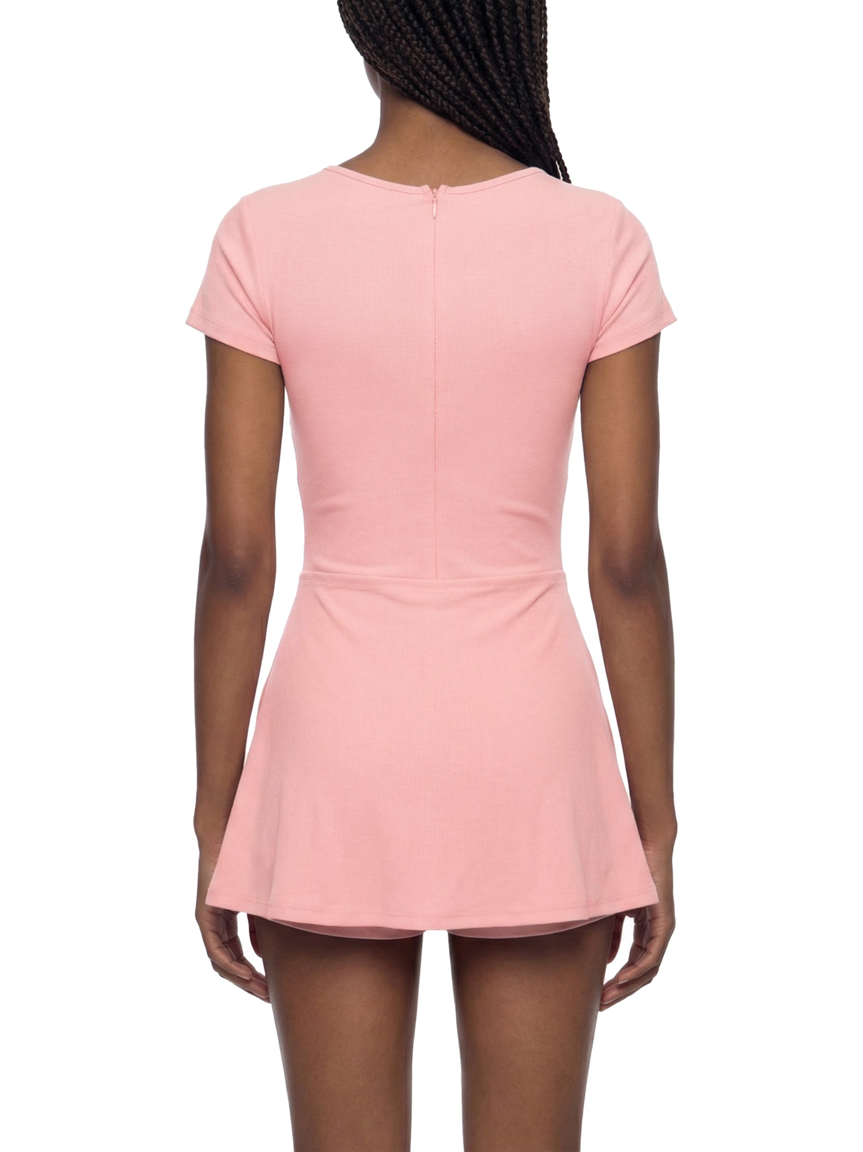 Cape Tie-Waist Romper